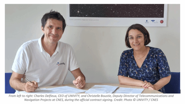 CNES Awards €31 Million Contract to UNIVITY to Accelerate Development of French Space-Based 5G